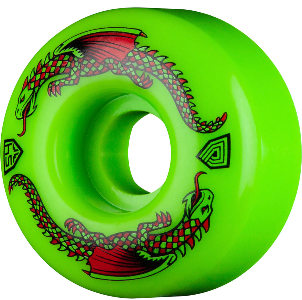 Powell Peralta Dragon skateboard wheels 4 pack 93a