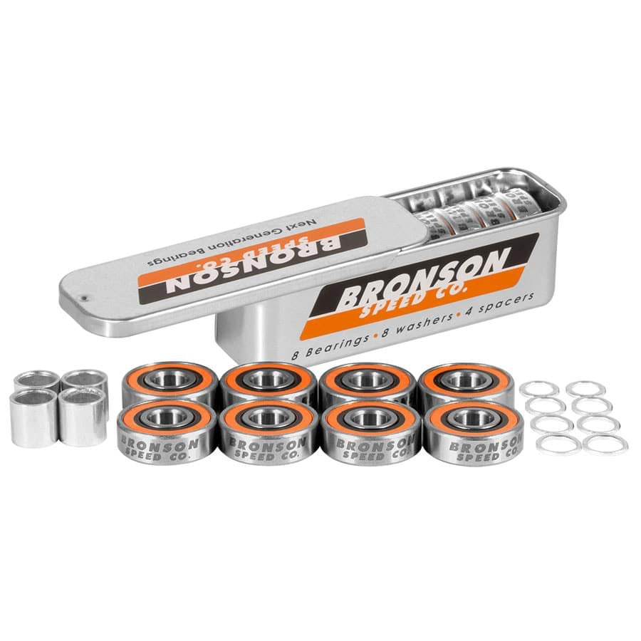 Bronson G3 skateboard bearings 8 pack